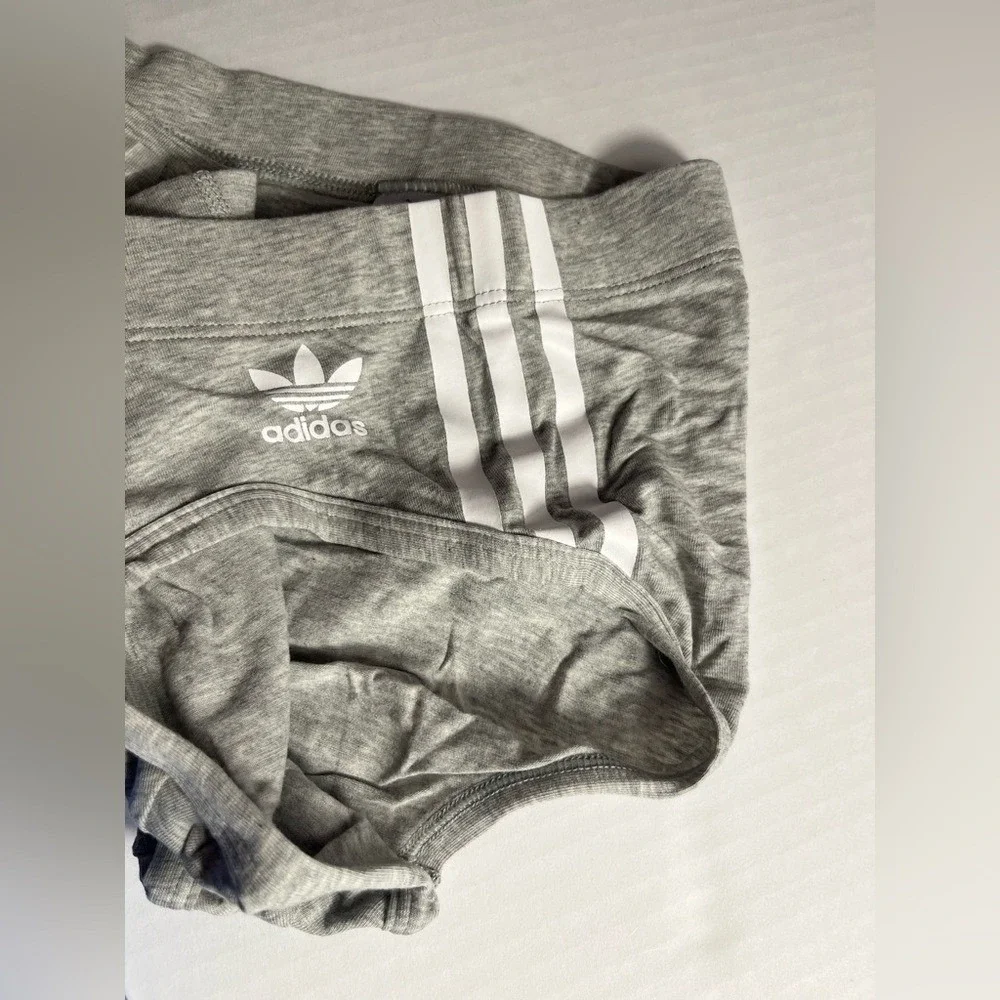 Adidas Originals Mens Comfort Flex Cotton 3-Stripes Briefs 3-Pack Medium 4A1M50